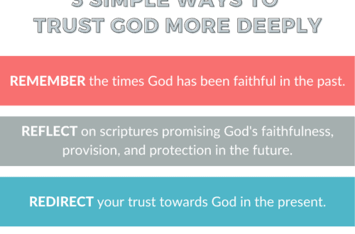 3 ways to trust God Facebook image.