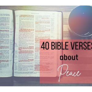 Bible Verses About Peace Featured Image