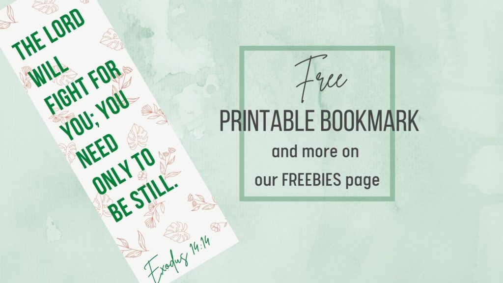 Free printable bookmark download!