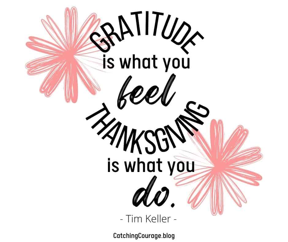 Tim Keller Gratitude Quote