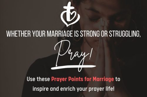 Whether your marriage is strong or struggling, PRAY! Use these prayer points for marriage can inspire and enrich your prayer life!