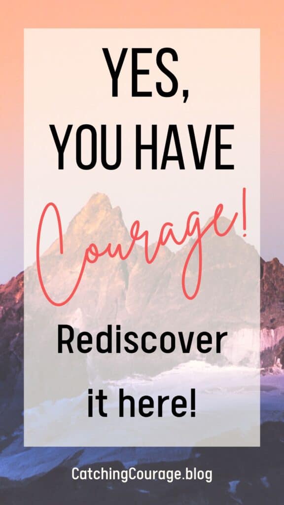 Yes, You Have Courage! Rediscover it Here with 8 stories of courage from the Bible ! Pinterest Pin 